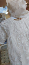 christening baptism gown embroidered lace