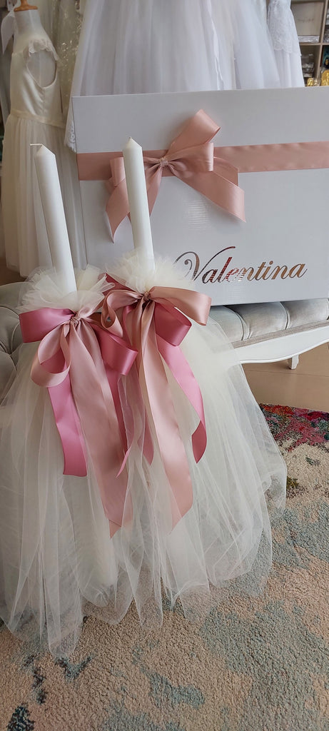 orthodox christening candle personalised with name