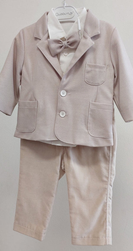 boys european jacket suit italian tan colour