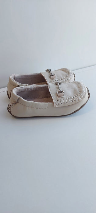 boys leather loafers christening baptism