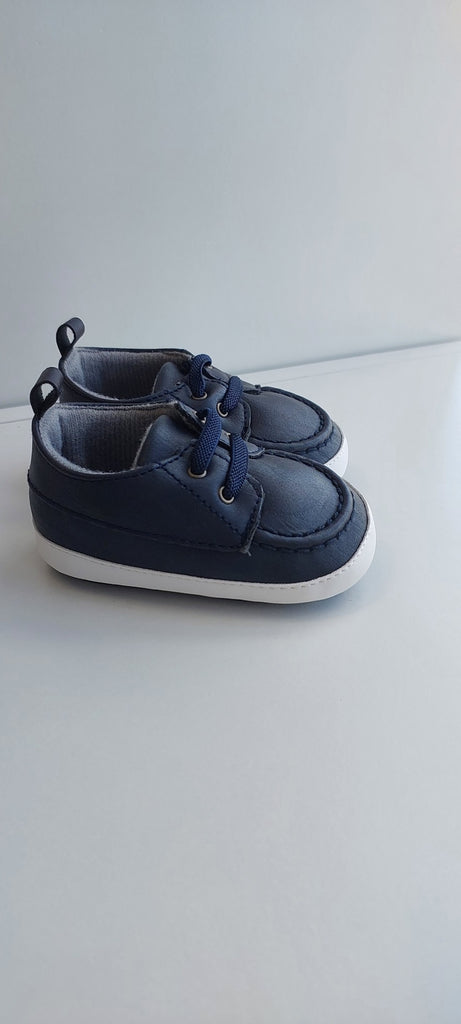 boys navy christening baptism shoes