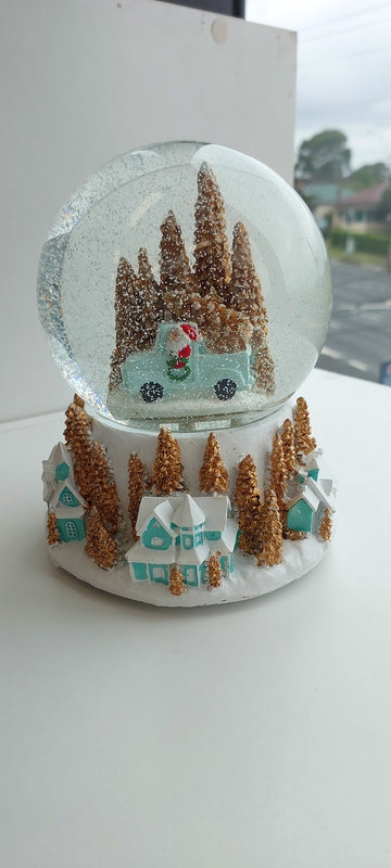 santa snowglobe christmas jingle bells