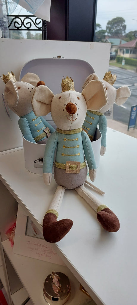 plush mouse toy christening gift boys