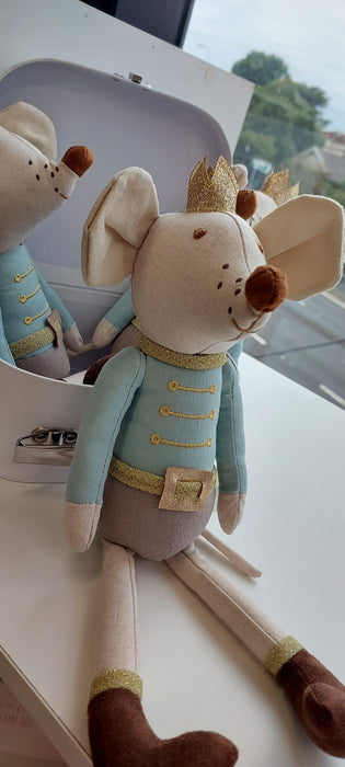 plush toy boys mouse prince christening gift