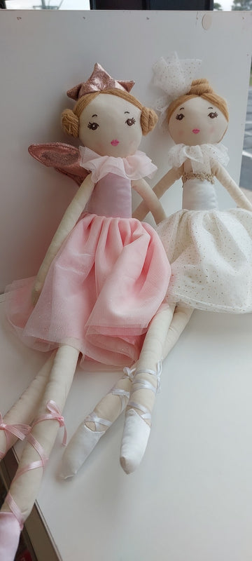 plush ballerina girls toy christening gift baptism accessory