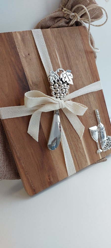 godparent gift christening gift cheeseboard and spreader set baptism godmother gift