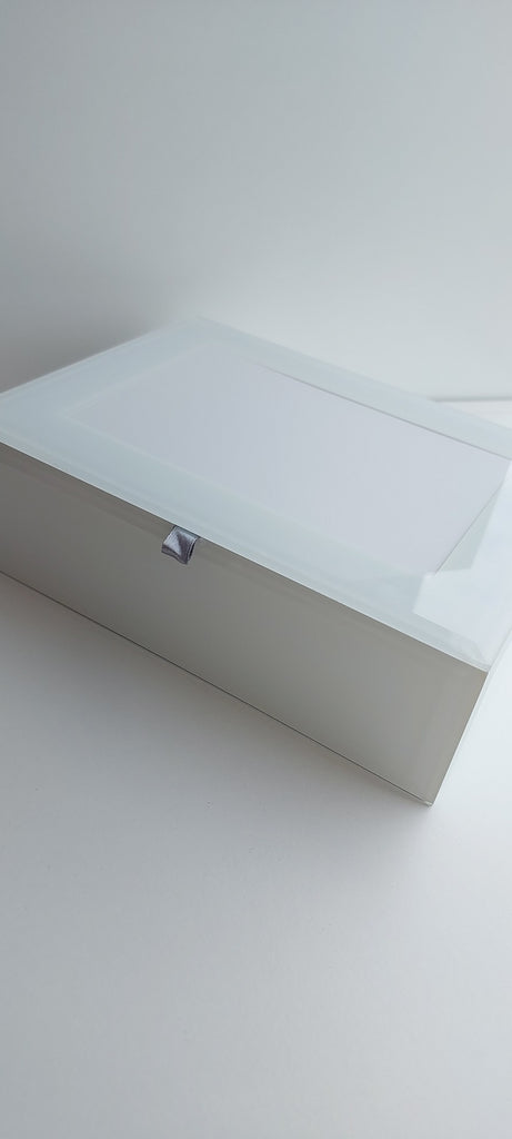 glass keepsake frame box