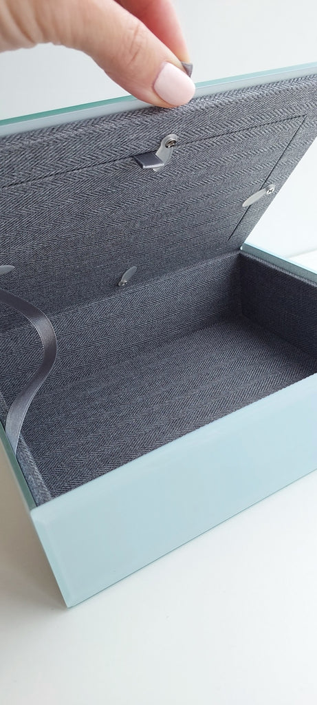 glass keepsake frame box