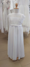 communion gown lace cap sleeves