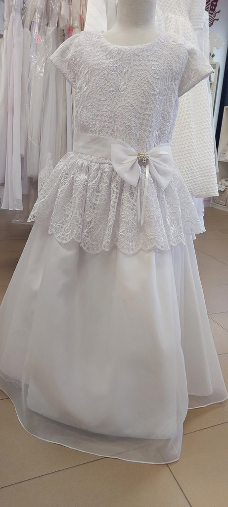 communion dress lace tulle first holy communion