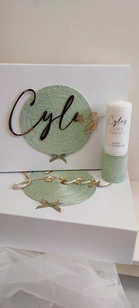 christening baptism keepsake box