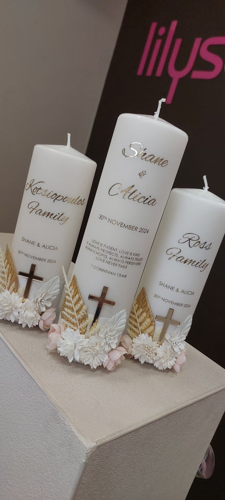 wedding candles. catholic wedding candles, unity set, wedding unity candle set, unity wedding candles