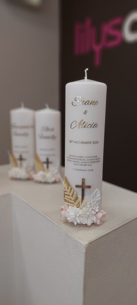 wedding candles. catholic wedding candles, unity set, wedding unity candle set, unity wedding candles