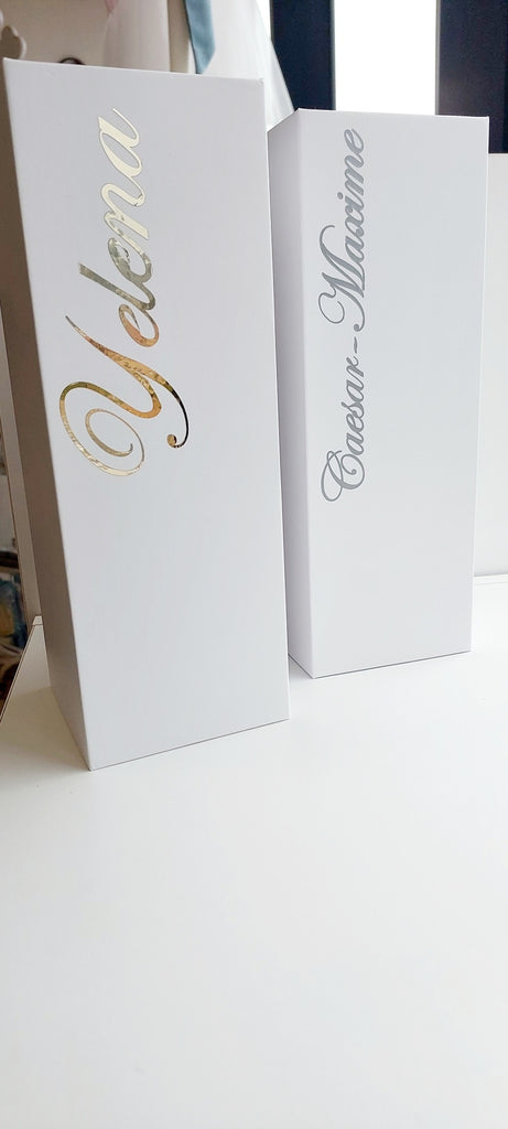 candle keepsake box personalised for christenings