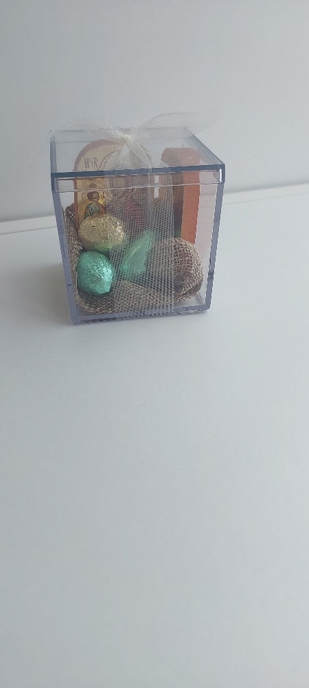 easter gift, boxed cross, ceramic cross, easter bunnies, easter chocolates, easter presents for kids, easter presents for godparents