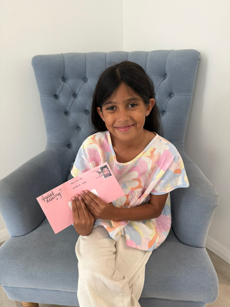 happy child reading lilys adventure letters