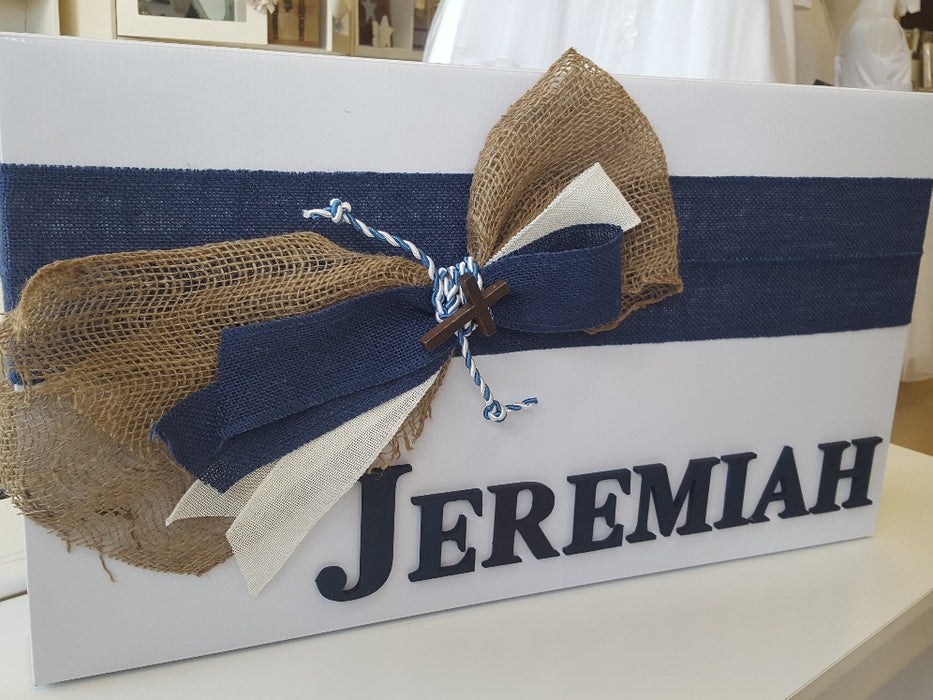 christening baptism keepsake box