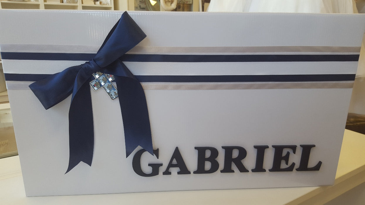 christening baptism keepsake box