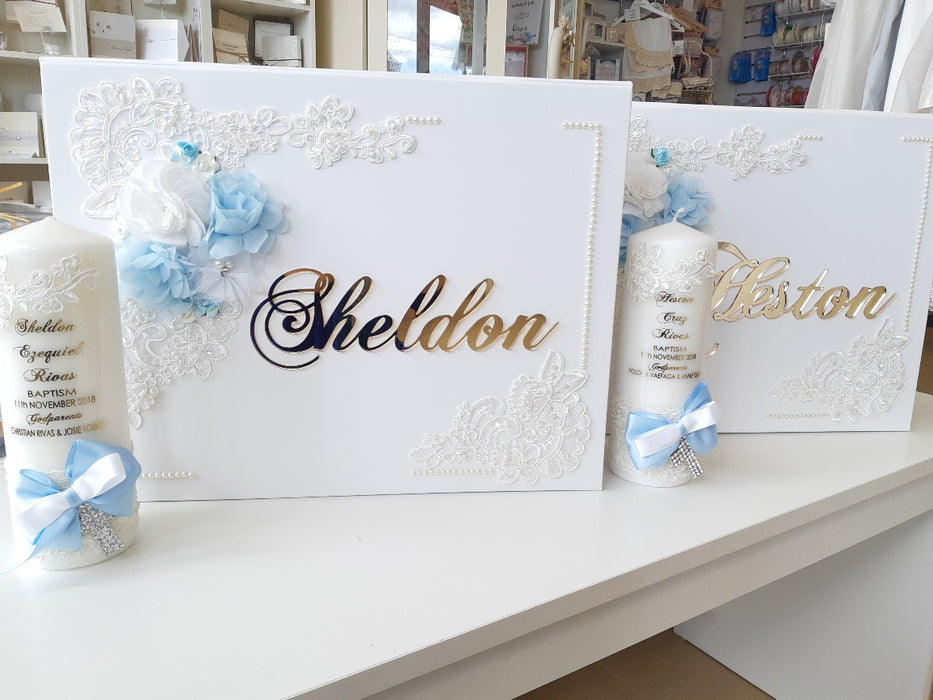 christening baptism keepsake box