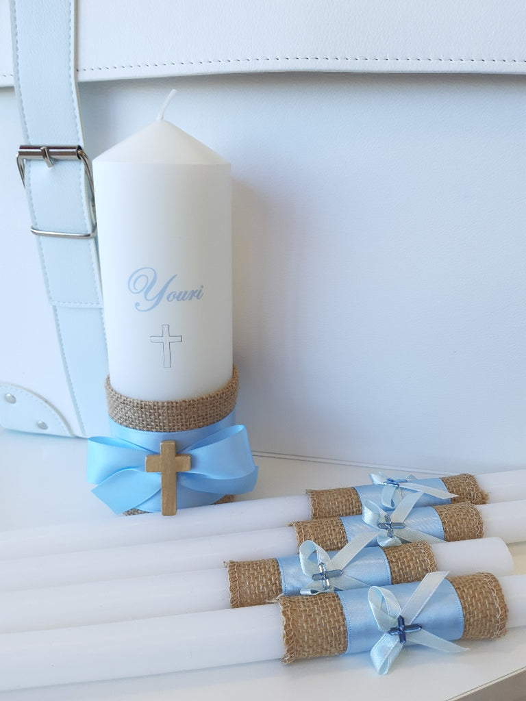baptism christening candle