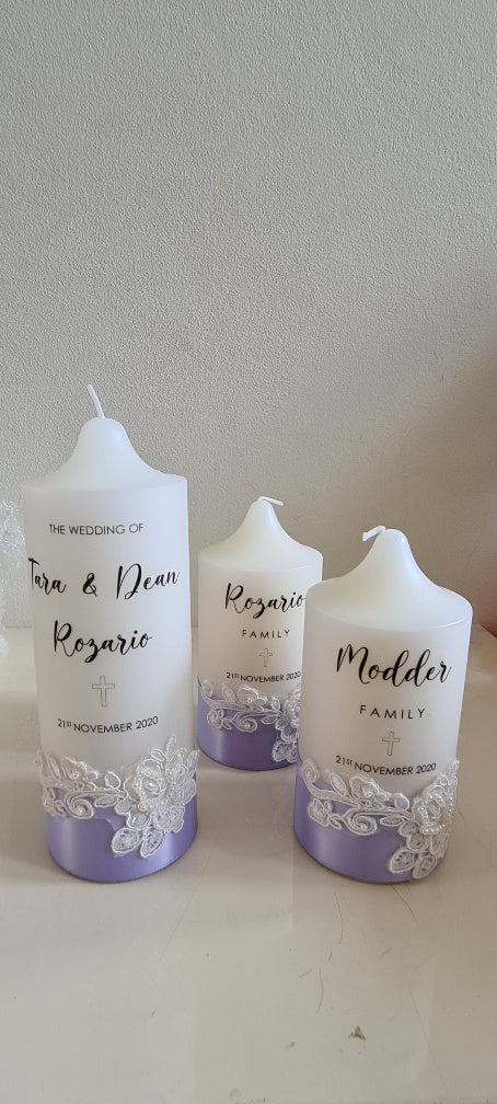 wedding candles. catholic wedding candles, unity set, wedding unity candle set, unity wedding candles