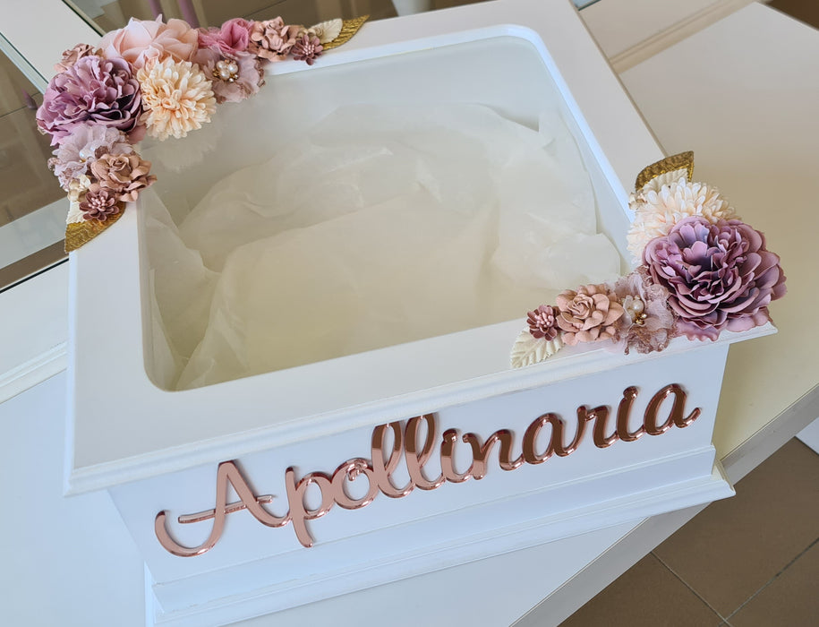 christening baptism keepsake box personalised