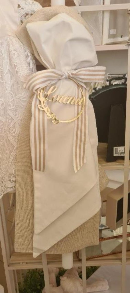 orthodox christening candle personalised with name