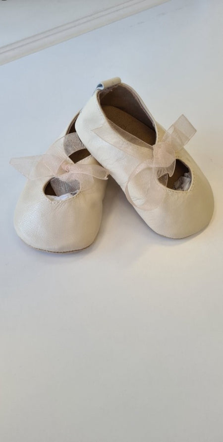 leather girls ballerina shoes