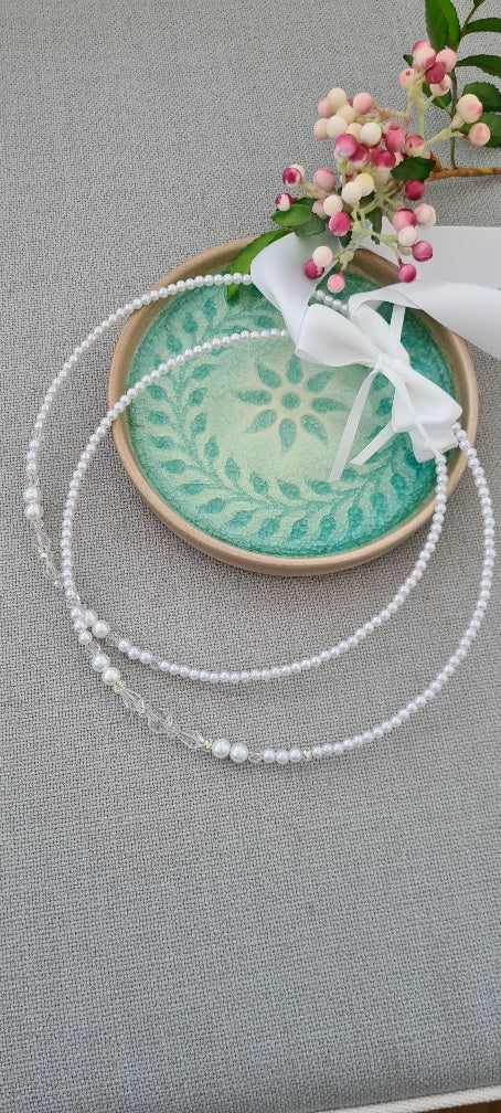 orthodox wedding crowns stefana pearl crystal