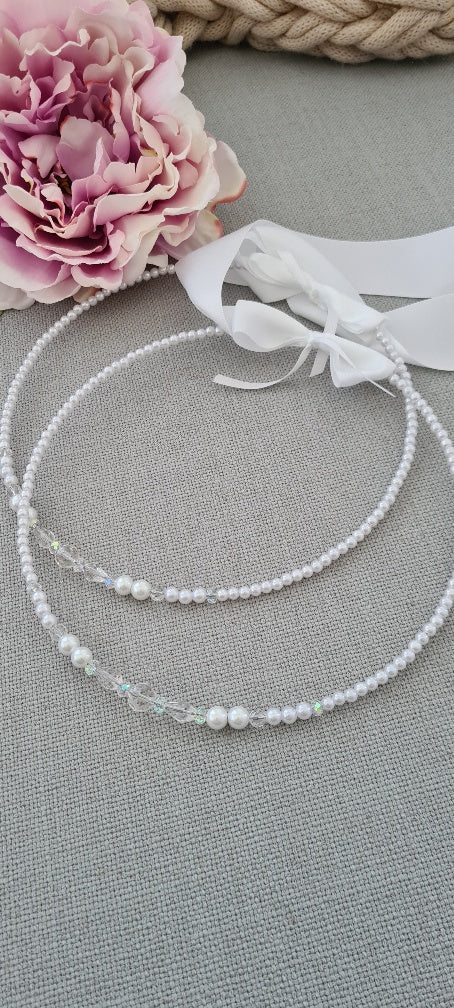 orthodox wedding crowns stefana pearl crystal