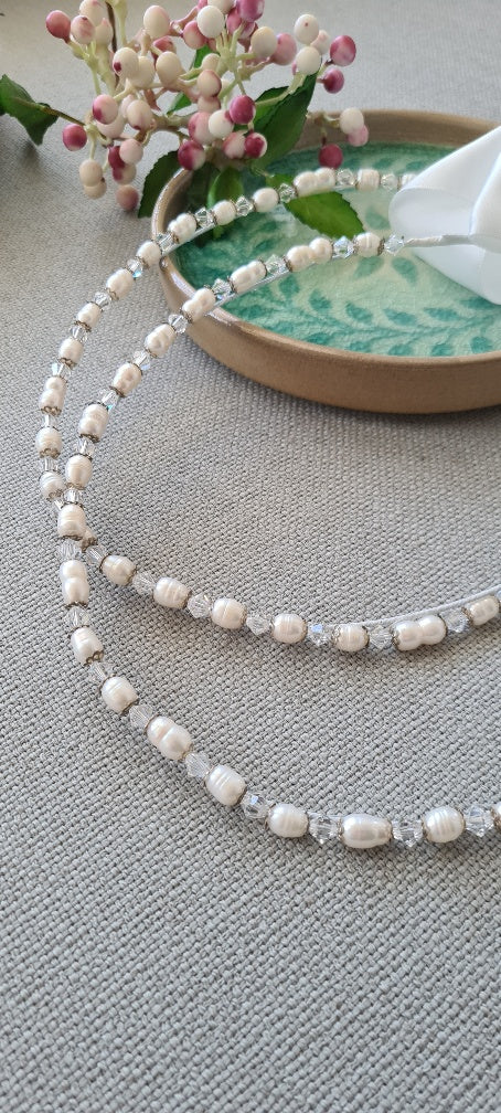 orthodox wedding crowns stefana pearl crystal