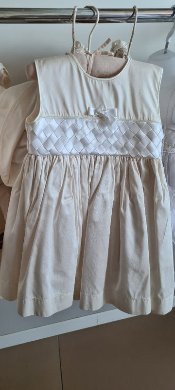 silk dress christening
