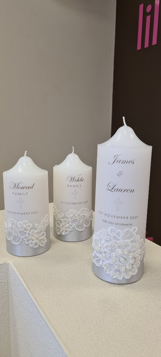 wedding candles unity set