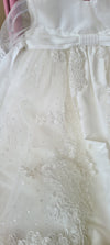 christening baptism gown lace dress