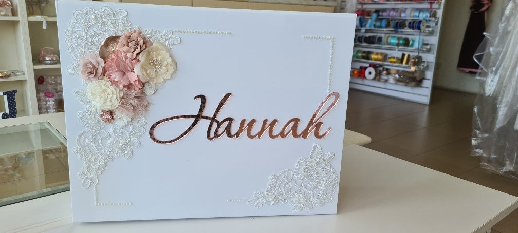 christening baptism keepsake box