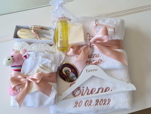 girls christening orthodox package set