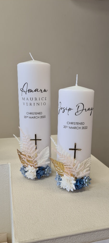 christening baptism catholic candle