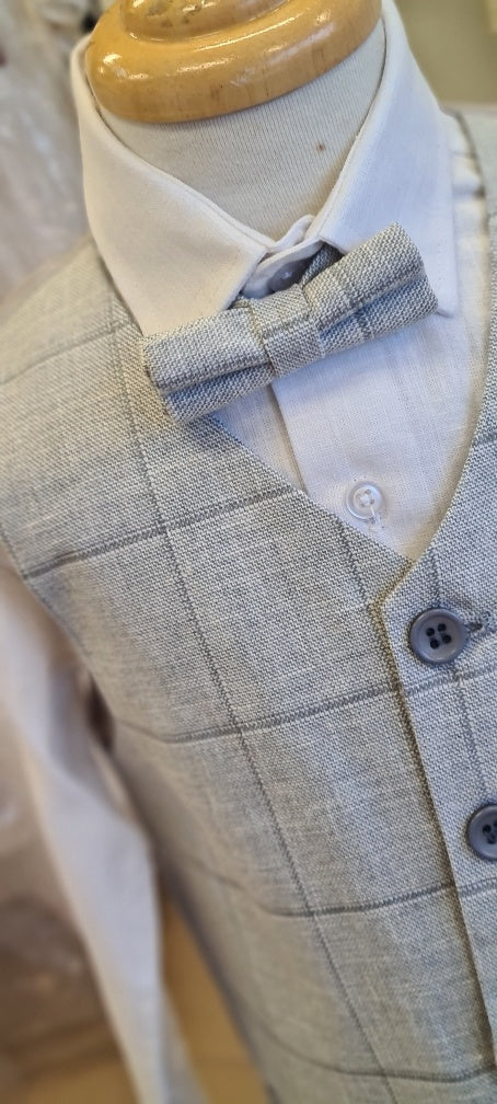 boys european suit pants vest set