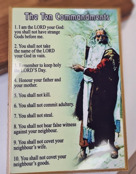 the ten commandments religious icon