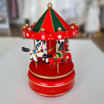 christmas horse musical carousel