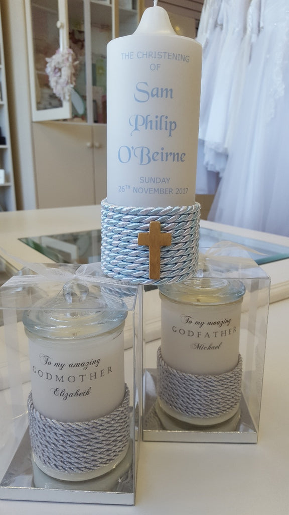 baptism christening candle