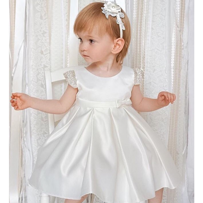 girls christening baptism flower girl party dress