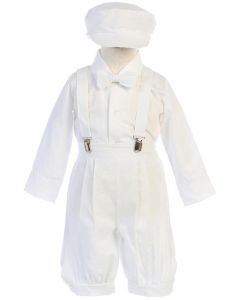 boys suspender bowtie suit set